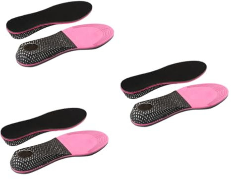FOMIYES 3 Stück Paar Gel-Sporteinlagen elastic elastikband elastischer guertel schuhteppich Gesichtsdampfer Gel-Einlegesohlen für Männer Höhe erhöhen Einlegesohle EVA-Einlegesohle