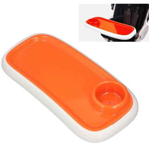Fabater Kinderwagen-Snack-Tablett, Universelles Kinderwagen-Tablett, Abnehmbares, Rutschfestes Kinderwagen-Zubehör, Kinderwagen-Getränkehalter-Tablett für Draußen und Drinnen, Kind