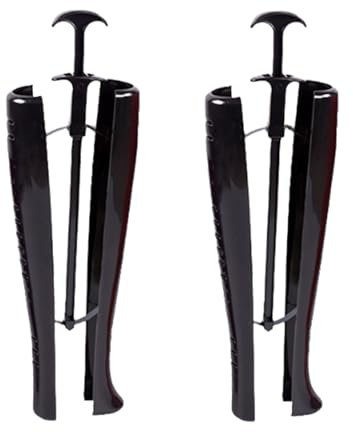 Eruceky 1 Paio di Modellatori per Stivali, Modellatori di Stivali per gli Stivali Alti, Tendiscarpe a Molla in Plastica, Adatto per Mantenere la Forma Degli Stivali(nero)