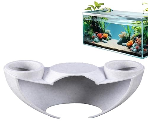 Lainiaoly Einzigartige Aquarium - Höhle, Tunnel, Fisch-Tunnel Für Aquarien, Garnelen-Höhle, Zubehör Für Garnelenbecken, Eck-Dekorationen, Spielzeug-Ornament