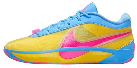 Giannis Freak 6 Candy Funhouse Basketball Shoes (HF1820-700, Lightning/University Blue/Hyper Pink) Size 9.5