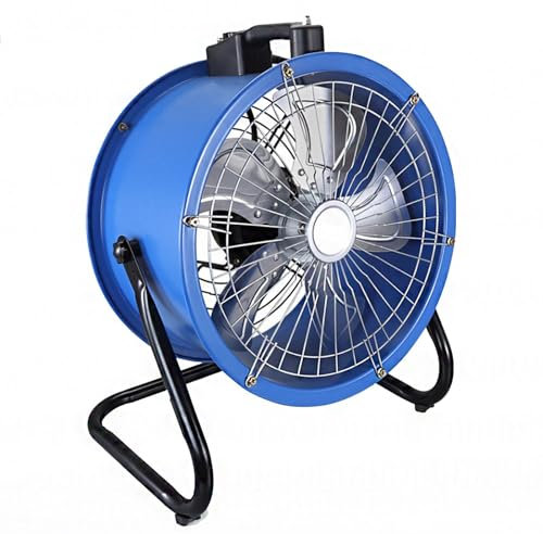 AADDFDD 16 Inch High Velocity Heavy Duty Tilt Metal Drum Fan,Floor Fan,Industrial Fan,Strong ventilation and heat dissipation,Extended power cord (Size : 16in)