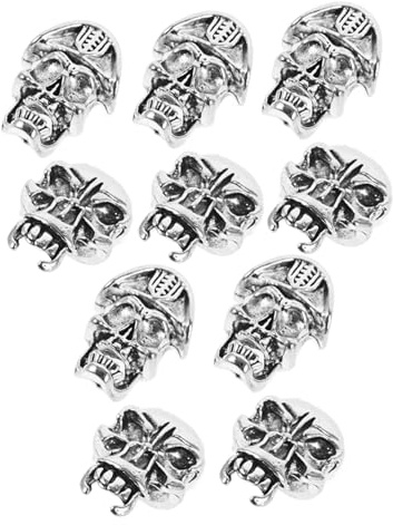 CIYODO 10 Piezas Accesorios para Trenzas de Cabello Retro Adornos de Dreadlocks y Joyas de Pelo para Trenzar Complementos de Vintage