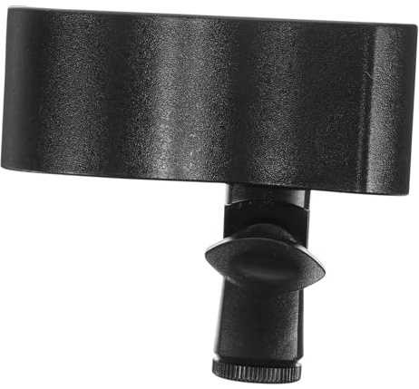 CATIEBYE Verstellbarer Mikrofonhalter Clip mit Gewinde Federbelasteter Mikrofonständer Halterung für Verschiedene Mikrofone Sicherer Griff Kompatibel mit Standard Mikrofonstativen