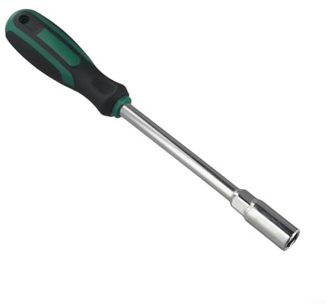 Eawfgtuw Ausziehbarer Sechskantmutter-Schlüssel, 5 bis 14 mm Schraubendreher-Steckschlüssel für M2,5-M6-Verschlüsse, langlebiges Metall-Handwerkzeug, 150 mm Länge (13 mm)