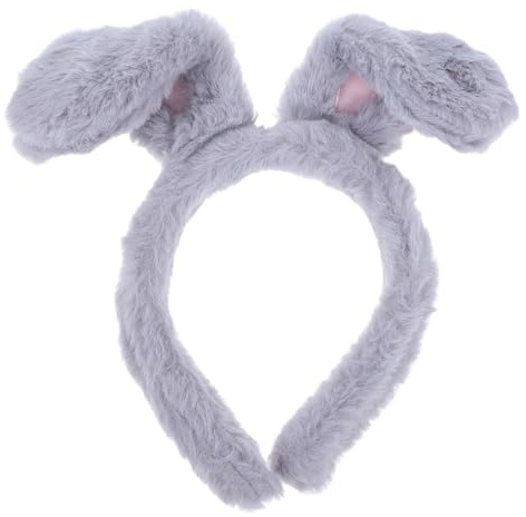 Ciieeo Diadema Accesorio Divertido Cabello de Felpa Ligera y Resistente Orejas de Conejo Adecuado para Fiestas y Disfraces Infantiles Mujer