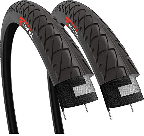 Fincci 26 x 2,10 Zoll 54-559 Slick Reifen für Cityräder Rennräder Mountain MTB Hybrid Fahrrad (2)