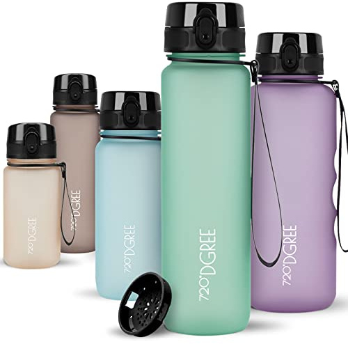 720°DGREE Trinkflasche „uberBottle“ Sieb – 6 Größen, über 40 Farben wählbar