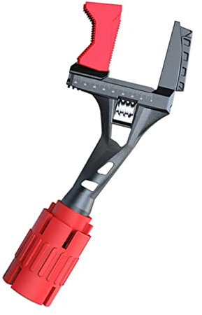 Uonlytech 1 Pc Sink Wrench Alloy Basin Spanner Wrenches Faucet Maintenance Tool Hand Tools Water Spanner Pipefitter Tools Adjustable Spanner Big Opening Aluminum Alloy Removal Tool