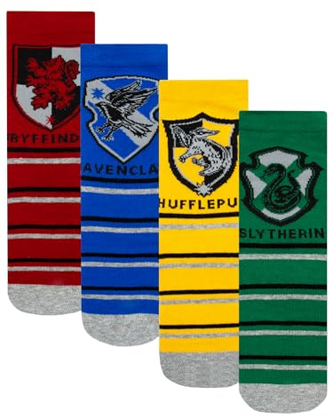 Harry Potter Socken | Hufflepuff, Slytherin, Ravenclaw, Gryffindor Strümpfe | Socken Jungen