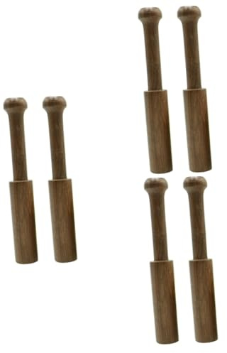 Abaodam 6stücke Holz Klangschalen Schlägel Tibetischer Klangschalenstock Für Meditation Yoga Und Entspannung Handgefertigt Aus Hochwertigem Holz Für Klanginstrumente Und Spirituelle