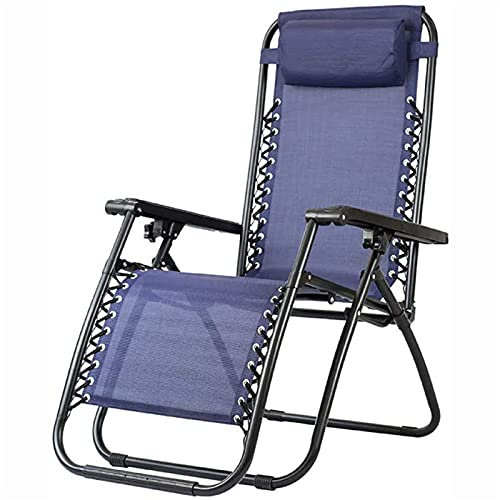 CCYENG Liegestuhl, Outdoor-Freizeit-Strandstuhl, Vierkantrohr, Faltbarer Rohrrohr-Loungesessel, Mittagspause, Rückenstuhl, Bürostuhl