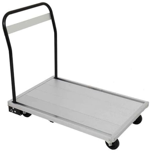 Aluminium-Handkarre, zusammenklappbarer Einkaufswagen, Dolly Utility Rollwagen, Express-Umzugswagen zum Beladen und Lagern, hält bis zu 200 kg (S)