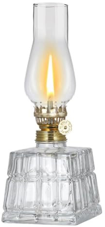 Yominerr Kammeröllampen, Klassische Vintage-Öllampe, Laterne, Vintage-Öllampen für Den Innenbereich, Dekorative Antike, Klare Windlichtlampe
