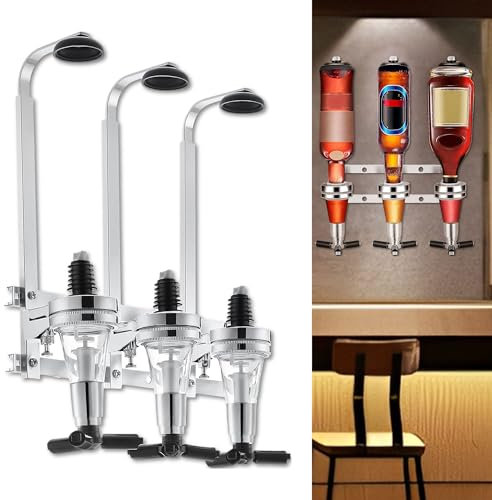 FGXY Upside Down Getränkespender Ständer, Flaschenhalter Wandmontage, Wand Montierter Flaschenhalter, Flaschenhalterung und Zapfanlage, Wandmontage, Geeignet für Flaschen Unterschiedlicher Größe