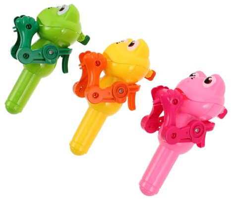 ADOCARN 3pcs Frog Boy Girl's Lollipop Machine Creative Toy Holder Lollipop Container Monsters Birthday Decorations Boys and Girls Storage Box Frog Machine
