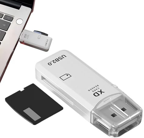 1Pcs USB XD Card Reader,XD Picture Card Reader,Compact Flash Card Reader for Fuji Olympus Cameras Memory to 480MBs,for Windows Mac OS Linux,Plug and Play