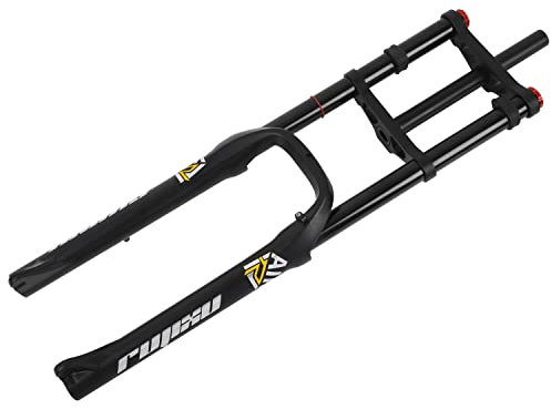 HSIRYAOHD MTB DH Federgabel26inch MTB Suspension Fork Travel 150mm All Mountain Bike Air Front Fork 4.0 Fat Tire Damping Adjustment QR 9 * 135mm Double Shoulder Magnesium Alloy For
