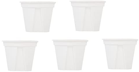 Hemobllo 5piezas Macetas De Plástico para Control De Raíces para Plantas De Jardinería Macetas Transpirables Sencillas y Prácticas para