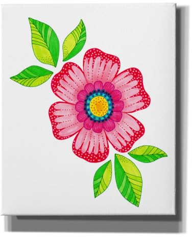 Epic Graffiti 'Marker Flower' by Hello Angel Canvas Wall Art, 20 x 24