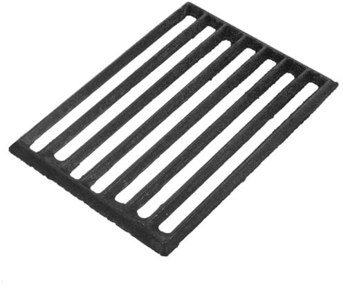 VALICLUD Thickened Outdoor Firewood Grate High Temperature Resistant Metal Fireplace Grate for Barbecue Grill with Strong Load Capacity and Construction Suitable for Logs and Coals Cooking