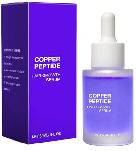 para el crecimiento del cabello, 30 ml, péptido de cobre, para el crecimiento del cabello con de romero, prevención de la caída del cabello y la rotura del cabello