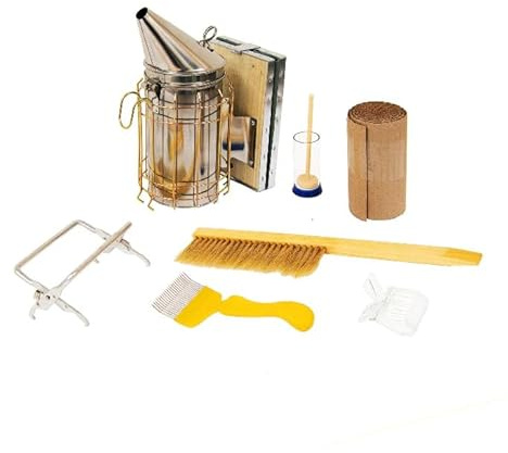 Premium Stainless Steel Bee Smoker & Beekeeping Starter Tool Kit