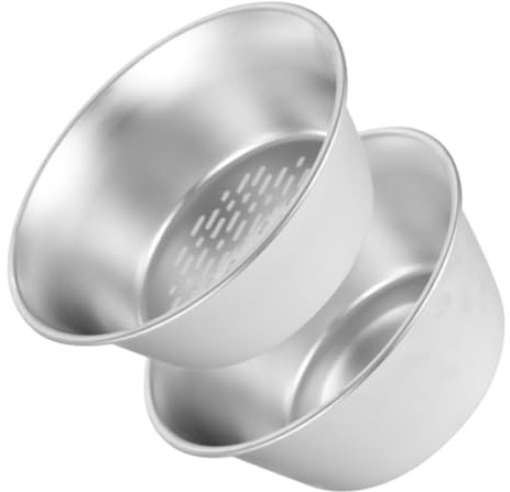 VICASKY Passoire en Acier Inoxydable 16,5 Cm Panier D'égouttage Mini pour Légumes et Riz, Passoire à Mailles Fines pour Fruits et Lavage, Ustensile la Cuisine Polyvalent et Pratique