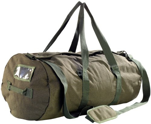 Xcase Canvas-Reisetasche, 100 Liter, one size, grün