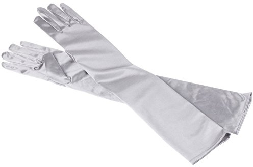MEISHINE Damen Handschuhe silber silber / schwarz Einheitsgröße