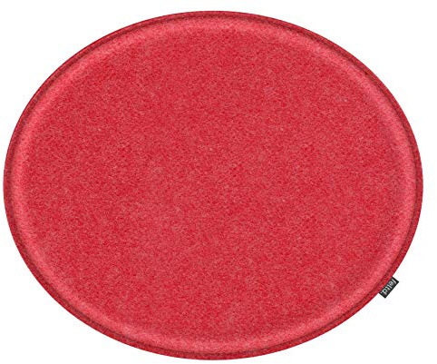 Feltd. Sitzkissen kompatibel mit Fritz Hansen/Jacobsen Serie 7, Tomato | kompatibel mit Serie 7 (Modell 3107); Größe 34 × 40 cm; aus Filz; gepolstert; mit Antirutschbeschichtung