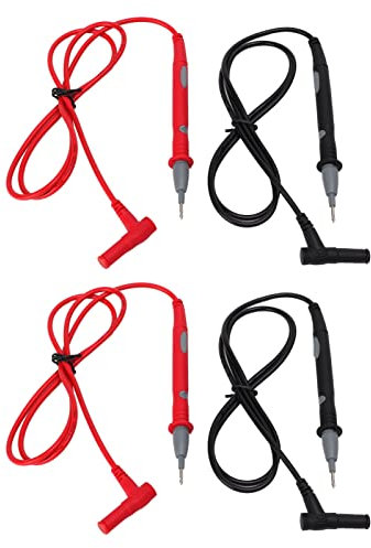 2 Set Digital Multimeter Test Pen Multimeter Probe Tester Line Pen Kabel Multimeter Ersatzzubehör 1000V 20A
