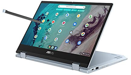 ASUS Touchscreen Chromebook Flip CB3400 14-inch Full HD Laptop (Intel i3-1110G4, 8GB RAM, 128GB SSD, 360-Degree Hinge, Google Chrome OS)