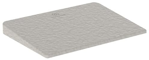 Ideal Standard TV913FS Ultra Flat S i.life Ablaufabdeckung für Duschablauf, Duschabfluss Abdeckung Deckel Duschdeckel für Dusche Abfluss, Quarzgrau