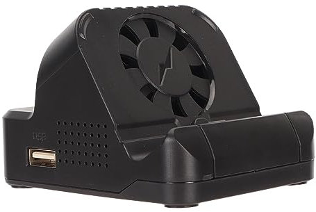 TV Dock Dockingstation für Switch und Switch OLED-Modell mit Lüfter, 4K-Reise-TV-Adapter, Tragbarer Ladeständer, mit Zusätzlichem USB 3.0-Anschluss mit Hoher Geschwindigkeit
