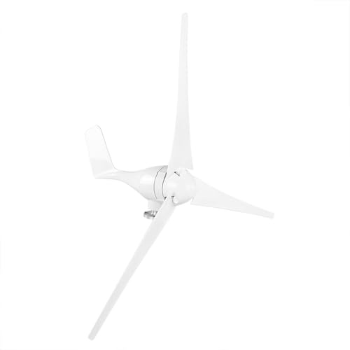 Kit de Generador Eólico Pequeño de 1200 W, Generador Eficiente de Turbinas Eólicas de 3 Palas con Piezas Eléctricas para Carga Marina y Doméstica para Cabinas, Barcos, Casas