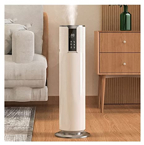 Humidificador Humidificador de aire de pie para el hogar Dormitorio Silencioso 8L Difusor de aroma de llenado superior de gran capacidad Humidificador inteligente de humedad constante - Humidificador