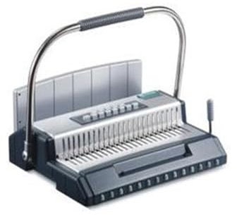 JOXLOVER Bindemaschine, Binder, Manuelle Draht- und Kammbindemaschine 2 in 1 für Briefpapier im Format A4, A5