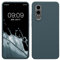 kwmobile Carcasa Compatible con OnePlus Nord CE 4 Lite 5G Funda - Case TPU y Silicona antigolpes - Apto Carga inalámbrica - Pizarra Oscura