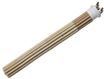 Resistencia ceramica termo electrico 35x5+1 elementos 750+750w 230v 35cm x 5cm