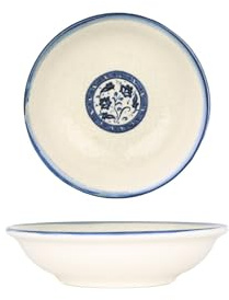 Bonna Placa de servicio - Esnaf - Porcelana - 20 cm (500cc) - juego de 2