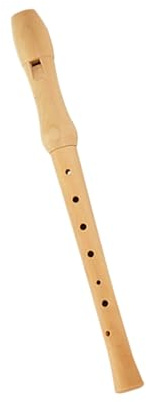 Sopran Träblockflöjt I Tysk Stil (Key Of C) 8 hålsdesign Träblockflöjt