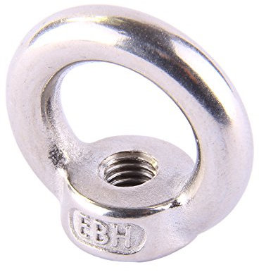 D´s Items | Ösenmuttern gegossen und poliert - M8 - ähnl. DIN 582 - Edelstahl A2 - [5 Stück] - | Ringmuttern V2A | Zurrösen | Transportösen | Zurrmuttern | Augenmuttern