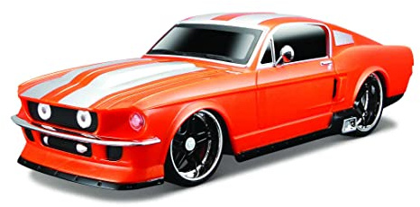 Maisto Tech R/C Ford Mustang GT, orange - Ferngesteuertes Auto ab 5 Jahre 1:24 RC Auto 2,4 GHz - ca. 6 km/h - Musclecar Auto Ferngesteuert (581520)