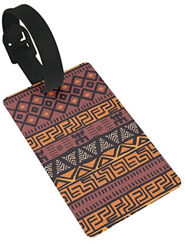 Afrikanischer Schlamm Tuch Tribal gedruckt Gepäck Tasche Fall Tags,Reisegepäckanhänger Koffer Privatsphäre Abdeckung Gepäckanhänger