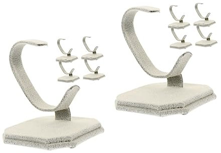 Alipis 2 Sets Eleganter Uhrenhalter Zur Präsentation Im Schmuckgeschäft Uhrenständer Schmuckuhrenständer Armreifständer Schmuck-organizer 5 Stück * 2