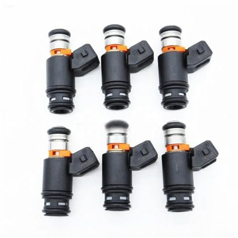 Auto Einspritzdüse Injektor 6 Stücke Kraftstoff Injektoren Für VW Für Golf Für Jetta Für EuroVan 2,8 V6 IWP022 805000348303 021906031D 021906031B FJ573 Kraftstoff Injektor Düse Einspritzventil