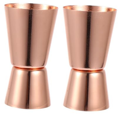 Ciieeo 2piezas Medidores De Vino Inoxidable Para Cócteles Medidor De Onzas Vaso Medidor De Vino