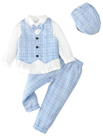 Lito Angels Baby pojkar kostymset, blå, 4-5 år