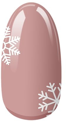 Miss Sophie Lot de 24 bandes de vernis à ongles ultra fines pour ongles d'hiver Babe I Pour ongles des doigts et des pieds I Adhère aux ongles naturels et laqués, en acrylique, gel et shellac